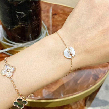 [Echo]JEUX DE BRACELET MOP ROSA GOLD DIAMANTEN