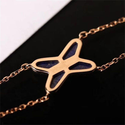 [Echo ]Hollow Design Four-Leaf Clover Flower Shape Ring