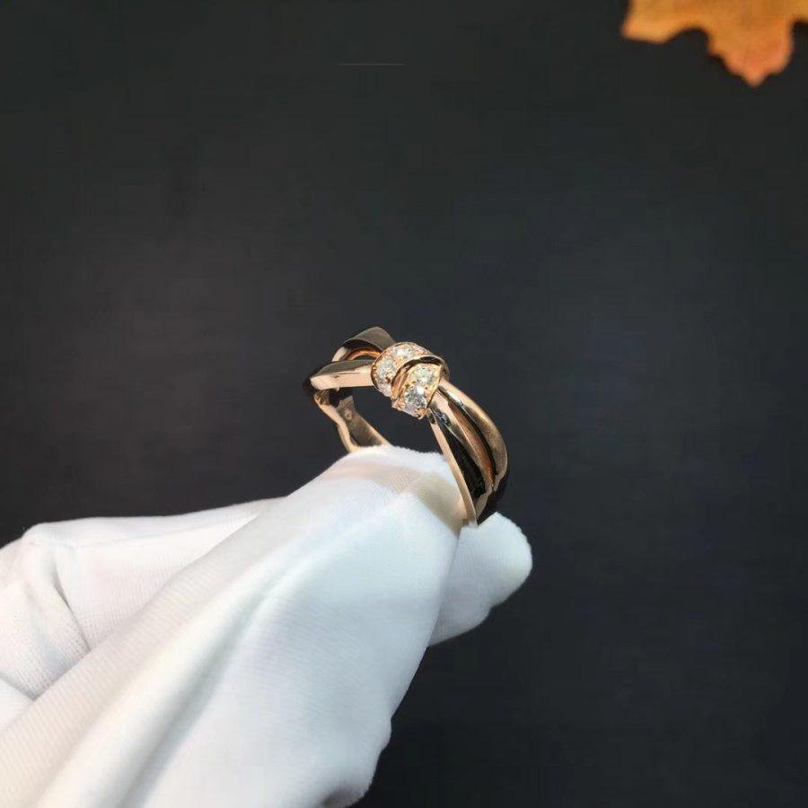 [Echo ]LIENS RING PINK GOLD DIAMOND