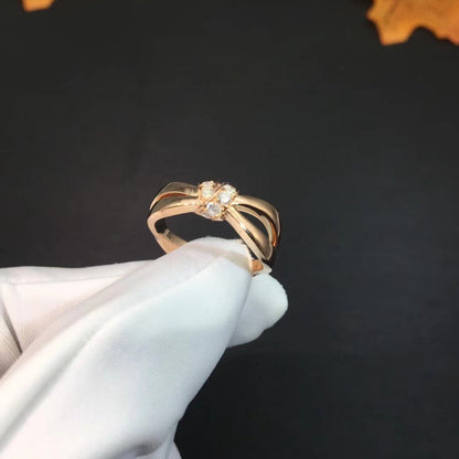 [Echo ]LIENS RING PINK GOLD DIAMOND
