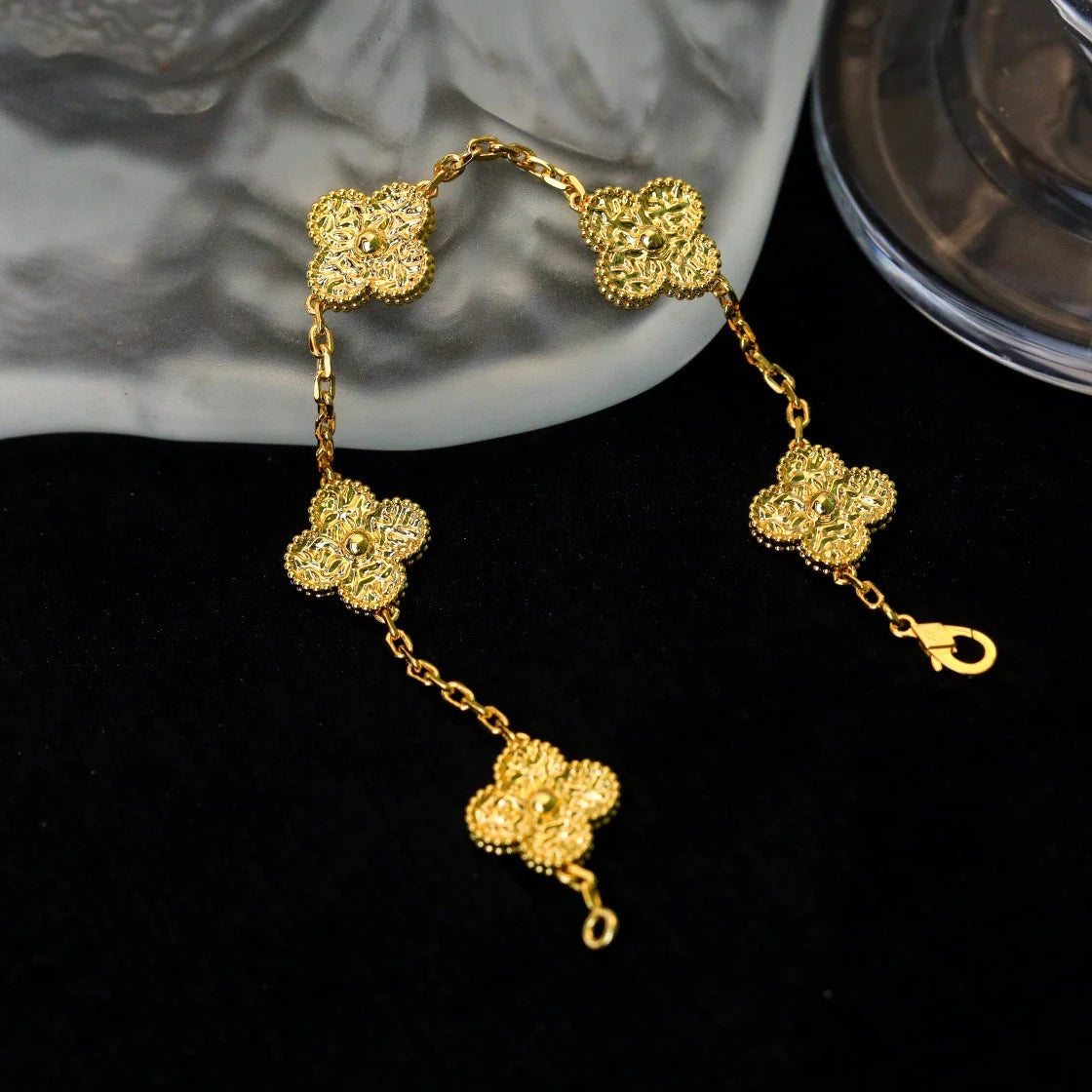 [Echo]CLOVER 5 MOTIFS BRONZING BRACELET