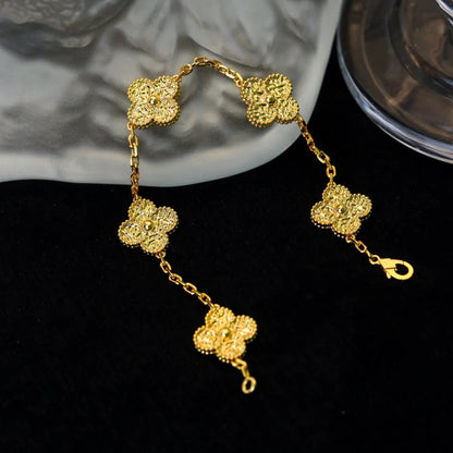 [Echo]CLOVER 5 MOTIFS BRONZING BRACELET