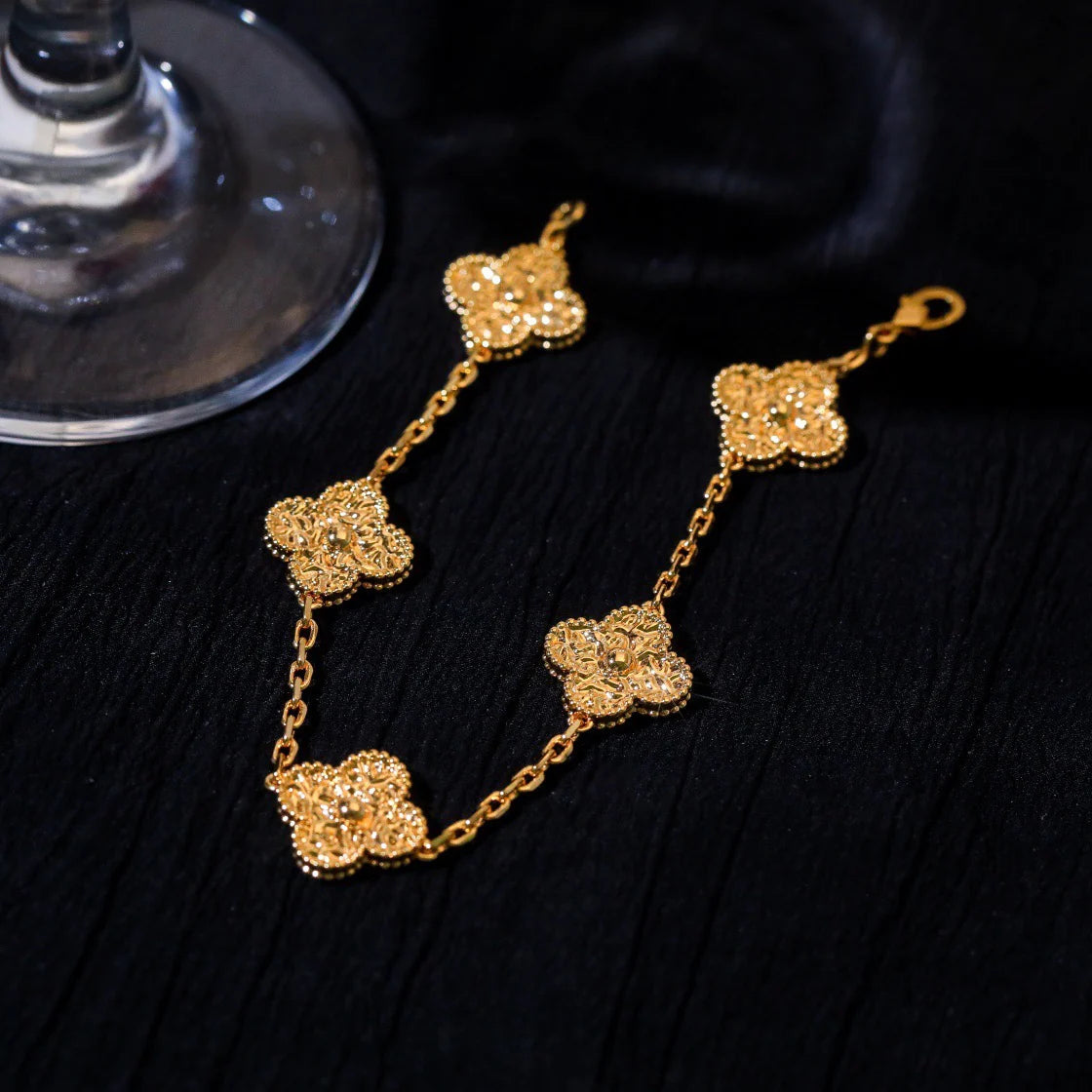[Echo]CLOVER 5 MOTIFS BRONZING BRACELET