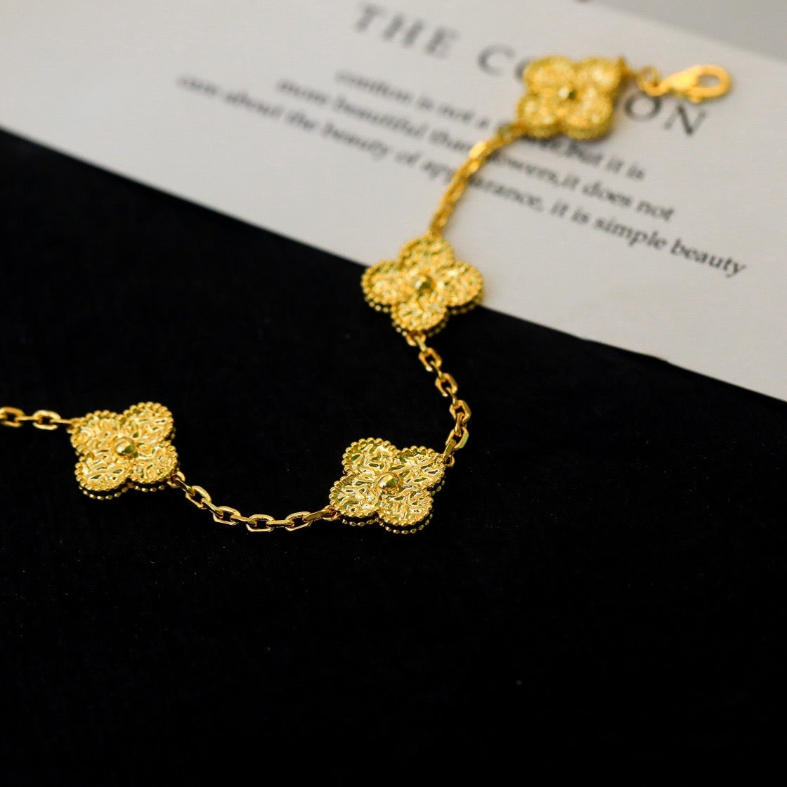 [Echo]CLOVER 5 MOTIFS BRONZING BRACELET