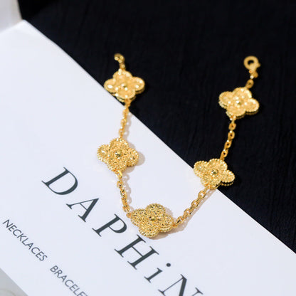 [Echo]CLOVER 5 MOTIFS BRONZING BRACELET