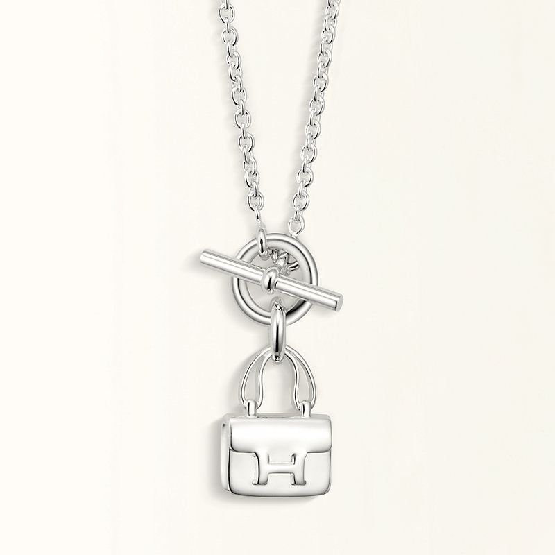 [エコー]POP Hペンダント シルバーネックレス