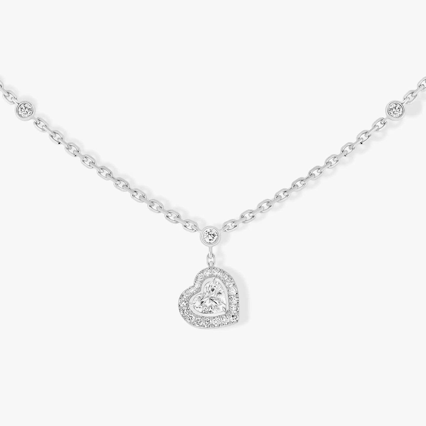 [ECHO]JOY HEART DIAMOND NECKLACE