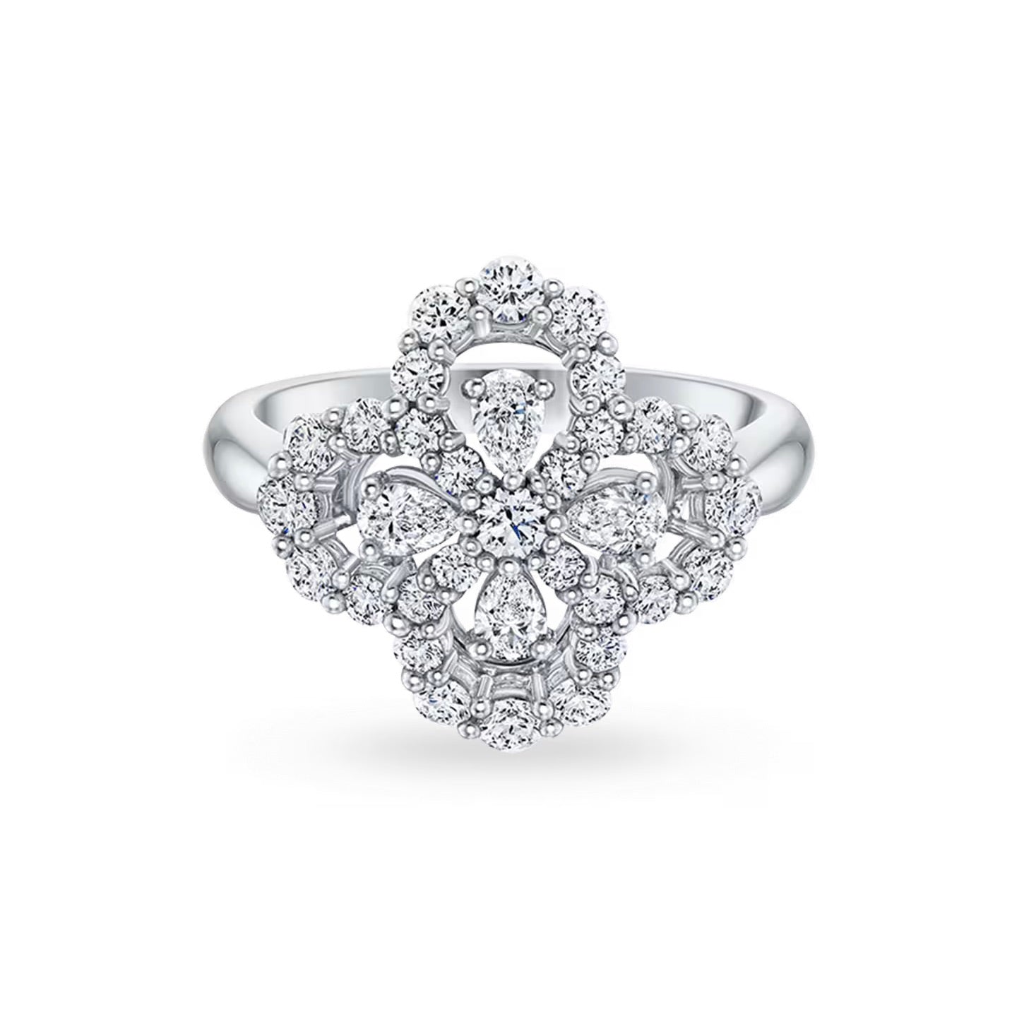 [Echo] LOOP RING VOLLMOTIV DIAMANT 16MM SILBER