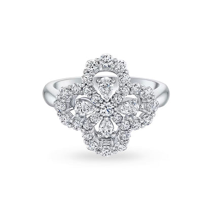 [Echo] LOOP RING VOLLMOTIV DIAMANT 16MM SILBER