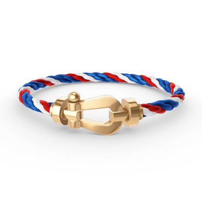 [Echo ]FORCE LARGE HORSESHOE NO DIAMOND BRACELET GOLD