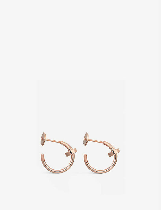[Echo ]JUSTE EARRINGS PINK GOLD