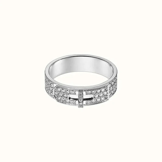 [Echo ]KELLY SILVER DIAMOND RING