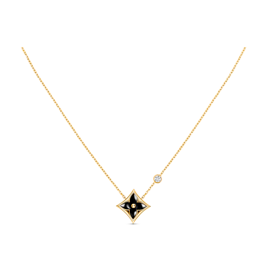 [Echo ]STAR BLACK MOP NECKLACE