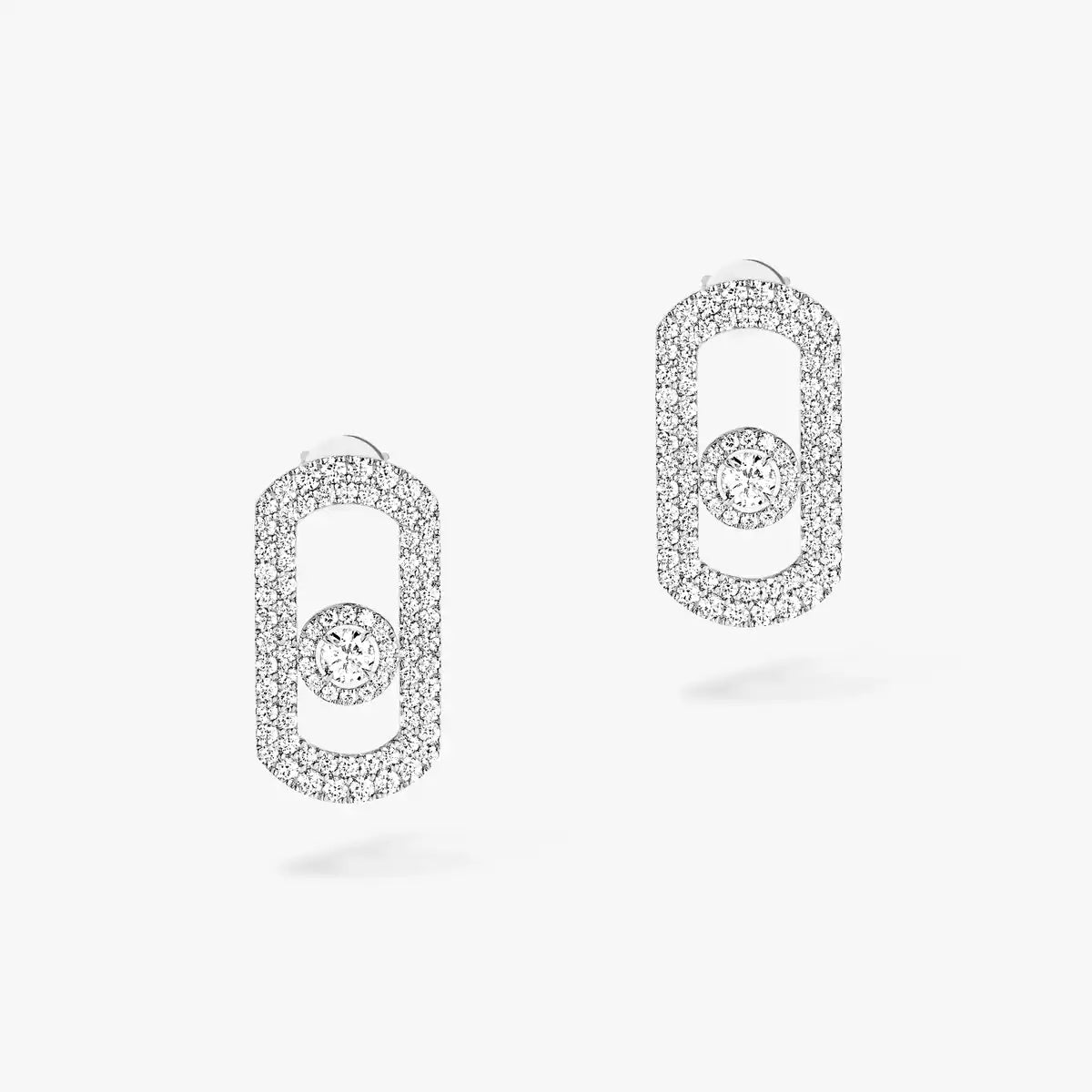 [ECHO]So Move Pave_-Set Diamond Earrings in Silver