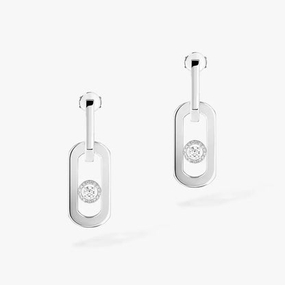 [ECHO]So Move XL Diamond Pendant Earrings