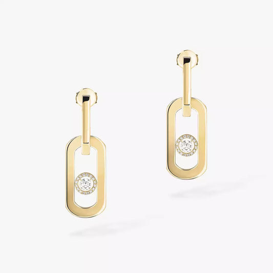 [ECHO] So Move XL Diamond Hoop Earring
