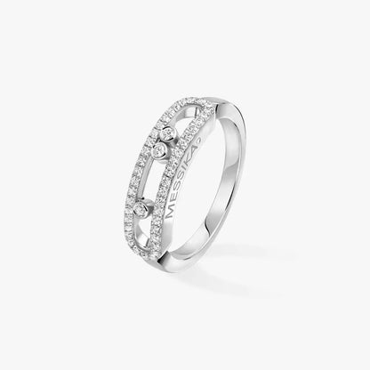 [ECHO] Baby Move Gold Diamond Pave_ Ring