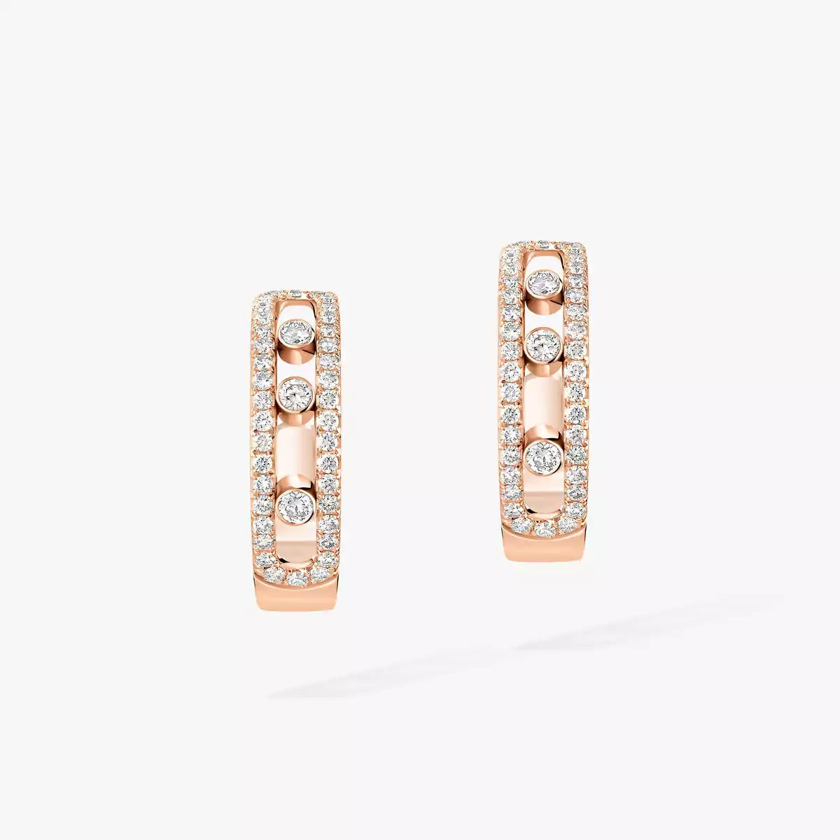 [ECHO]Diamond Pave_ Hoop Earrings Move
