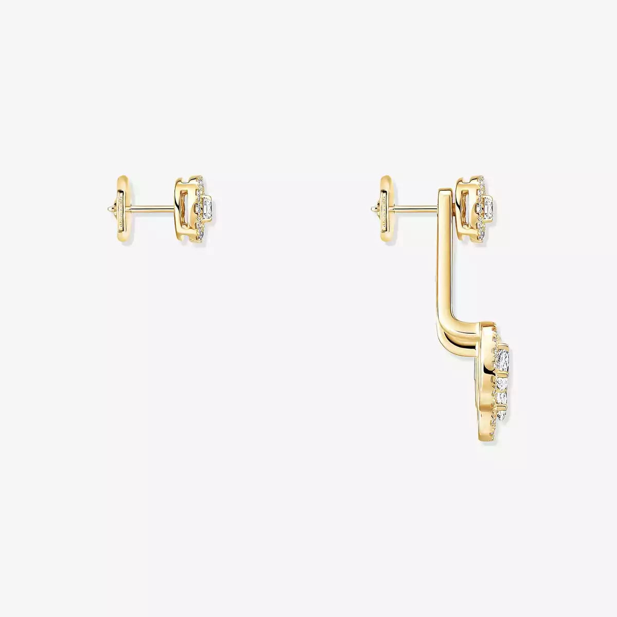 [ECHO] My Twin Trio  Diamond Earrings