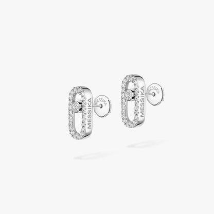[ECHO]Move Uno Diamond Earrings