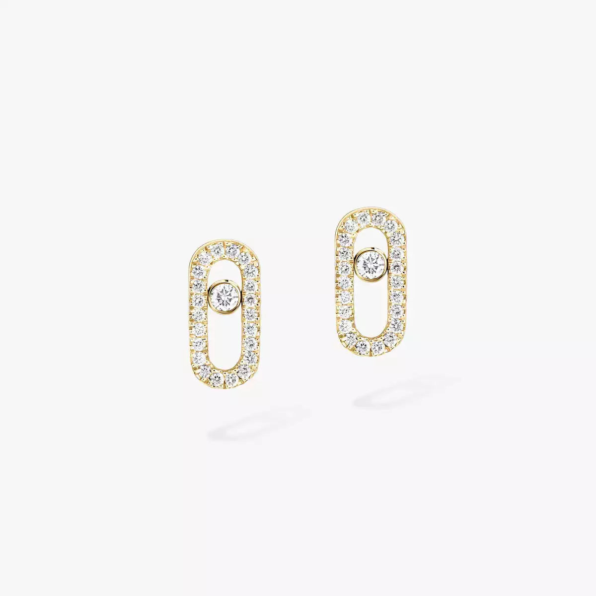[ECHO]Move Uno Diamond Earrings