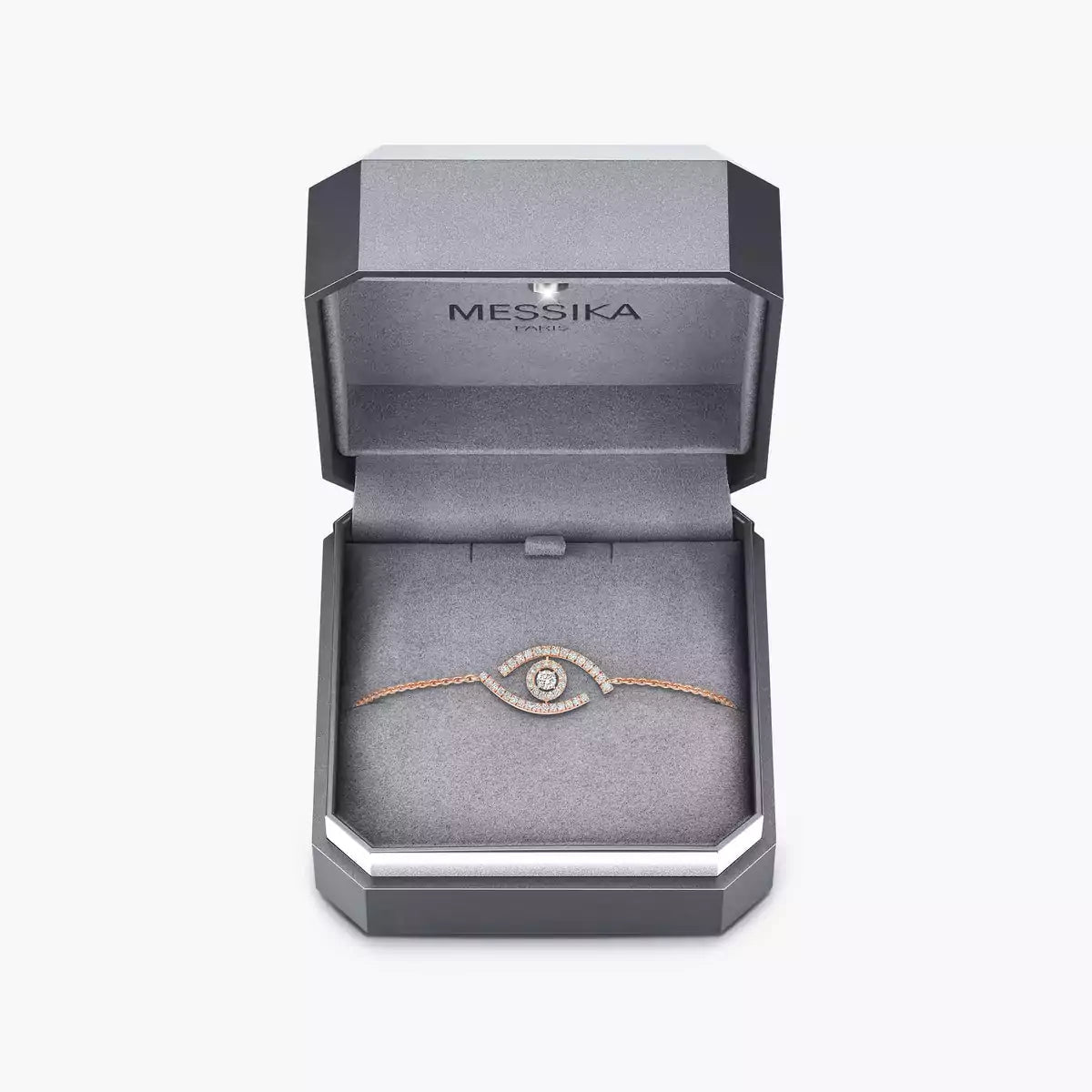 [ECHO]Lucky Eye Pave-Set Diamond Bracelet