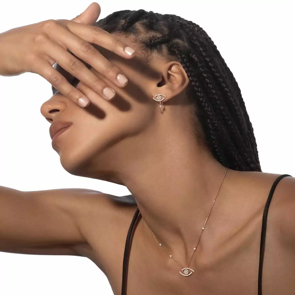 [ECHO]Lucky Eye Diamond Earrings