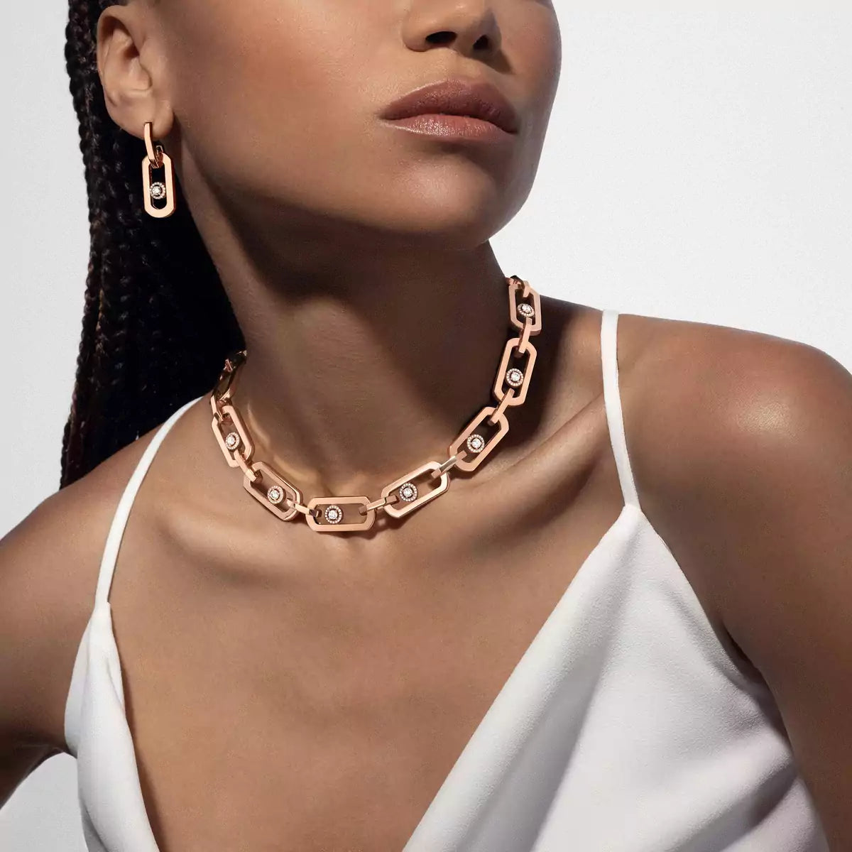 [ECHO] So Move XL Diamond Hoop Earring