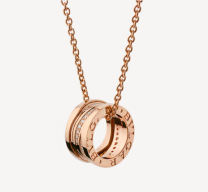 [Echo]ZERO 1 ROSÉGOLD-DIAMANT-HALSKETTE