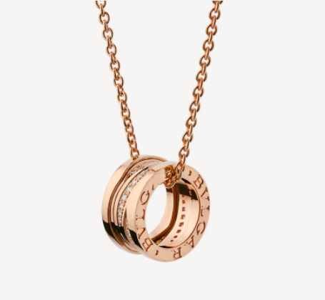 [Echo ]ZERO 1 PINK GOLD DIAMOND NECKLACE