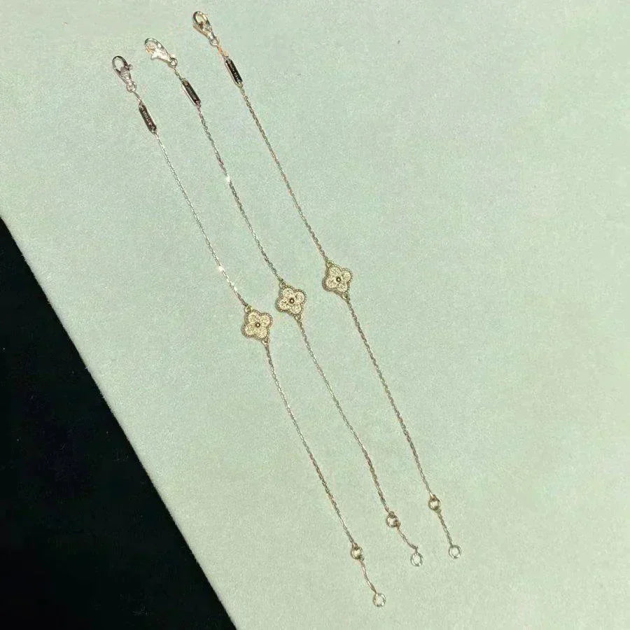 [Echo ]CLOVER SINGLE FLOWER BRACELET