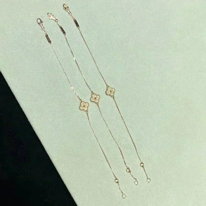 [Echo ]CLOVER SINGLE FLOWER BRACELET