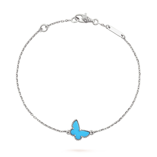 [Echo ]BUTTERFLY TURQUOISE BUTTERFLY BRACELET SILVER