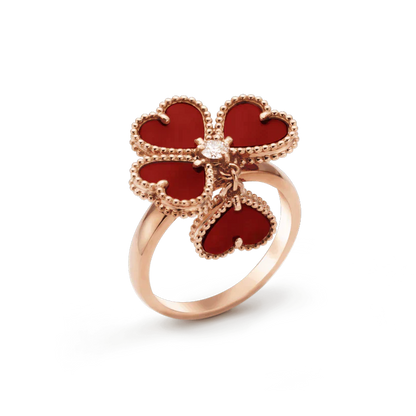 [Echo ]SWEET CLOVER CARNELIAN RING