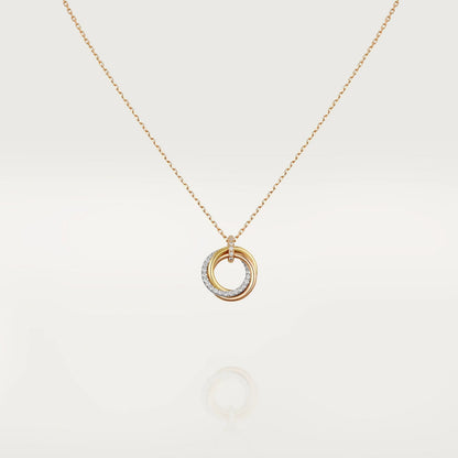 [Echo ]TRINITY HALSKETTE SILBER GOLD ROTGOLD DIAMANTEN 