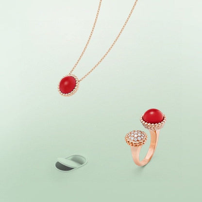 [Echo] PERLEE COULEURS DIAMANT ROSÉGOLD ZWISCHEN DEN FINGERRING