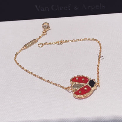 [Echo ]LUCKY SPRING 1 MOTIF PINK GOLD BRACELET