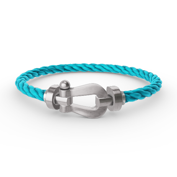 [Echo ]FORCE LARGE HORSESHOE NO DIAMOND BRACELET SILVER