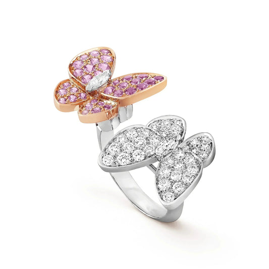 [Echo ]TWIN BUTTERFLY DIAMOND RING