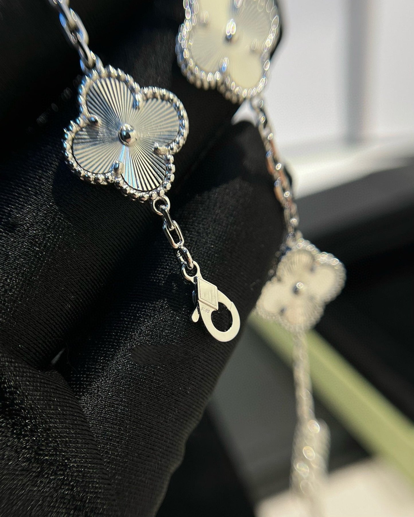 [Echo]CLOVER SILVER 5 MOTIFS BRACELET