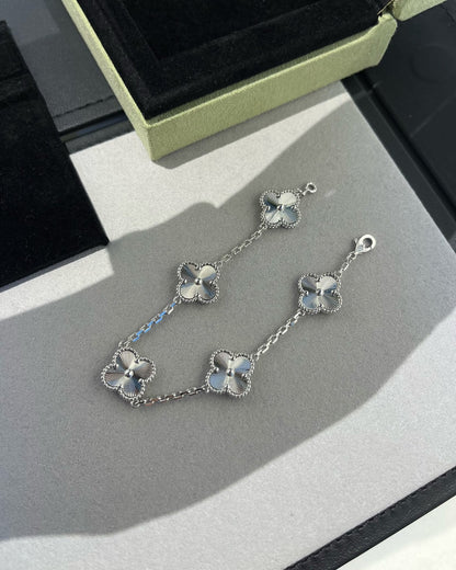 [Echo]CLOVER SILVER 5 MOTIFS BRACELET